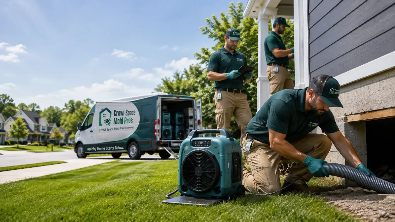 Crawl Space Mold Removal in Empire, MI